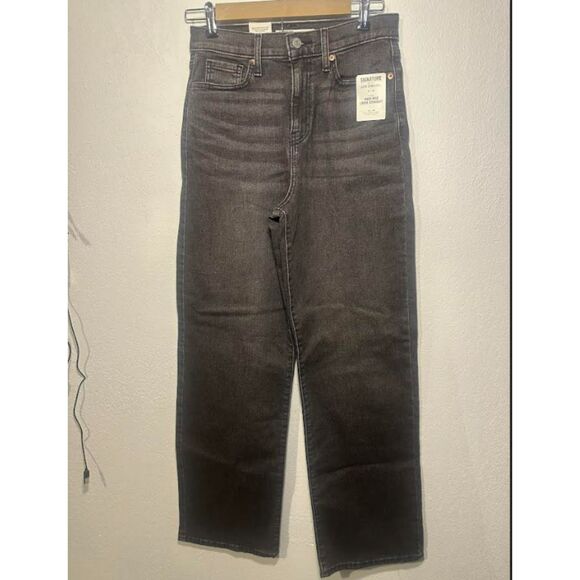 439 Women’s High-Rise Straight Leg Jeans Gray Denim Classic Signature - Picture 4 of 4